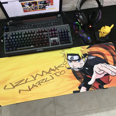 Miếng Lót Chuột, Bàn Di Chuột, mouse pad anime Naruto cỡ lớn hàng chính hãng