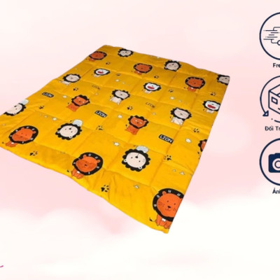 Nệm Gòn Xếp Đa Năng, Nệm Gấp Văn Phòng, Nệm Xếp Thiết Kế Gọn Nhẹ, Có Túi Đựng, Topper Văn Phòng DÀy 2CM ( Giao Màu Ngẫu Nhiên )