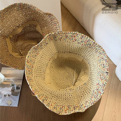 Mũ Cói Nữ, Nón Đi Biển Thoáng Khí MCNDB01 Phong Cách Hàn Quốc