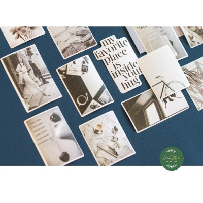 Sticker dán nhãn phong cách photography nhiều màu sắc - siêu phong cách