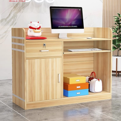 QUẦY LỄ TÂN, QUẦY TIẾP TÂN, QUẦY TÍNH TIỀN, QUẦY THU NGÂN QTT305 - NỘI THẤT LẮP RÁP VIỄN ĐÔNG ADV