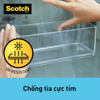 Băng dính hai mặt siêu dính trong suốt 3M SCOTCH 410-S19, 19 mm x 1.5 m, 19mm x 4m