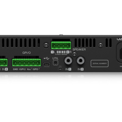 Amplifiers Lab.Gruppen LUCIA 240/2 - Amply 2 kênh x120watts tích hợp bộ xử lý DSP -Hàng Chính Hãng