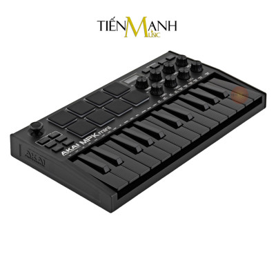 Akai MPK Mini MK3 - Midi Compact Keyboard Controller Bàn Phím Sáng Tác Sản Xuất Âm Nhạc Producer Hàng Chính Hãng - Kèm Móng Gẩy DreamMaker