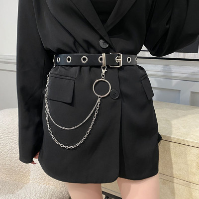 Dây xích đai quần chain đeo thắt lưng thép cá tính unisex