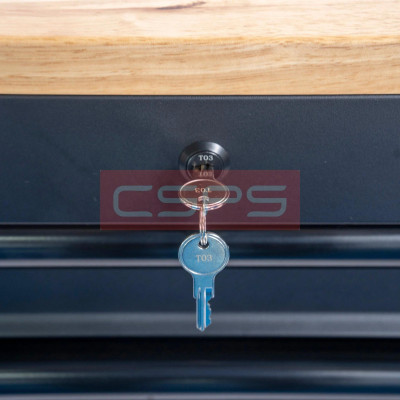 Tủ dụng cụ đồ nghề CSPS 76 cm – 05 hộc kéo kèm vách lưới tay nắm đen