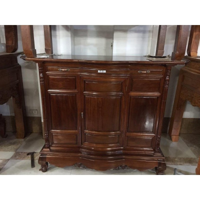 Tủ thờ gỗ gụ trạm tam đa sang trọng giá thật