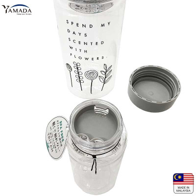 Bình nước Tritan Yamada Flower 350ml - Hàng nhập khẩu nội địa Nhật Bản