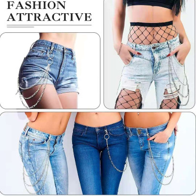 Xích đeo quần nhiều lớp thời trang nam nữ cá tính