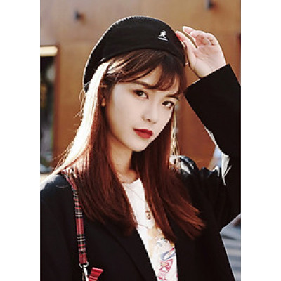 Mũ beret lưới cao cấp NK485 - Màu đen