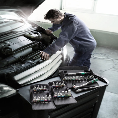 Bộ đầu tuýp hoa thị với chức năng giữ vít 1/2", 8767 c torx hf 1, Wera 05004202001