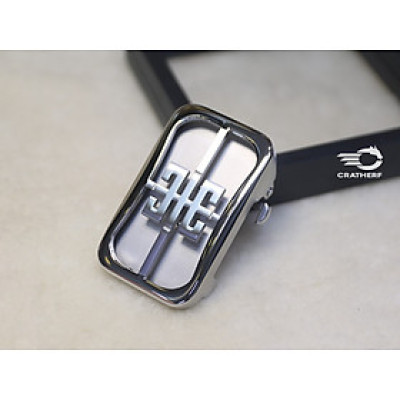 Mặt Khóa Thắt Lưng Cao Cấp - Đầu Khóa Dây Nịt CRA007WB -Mặt Khóa 3.5cm Inox 316 Nguyên Khối