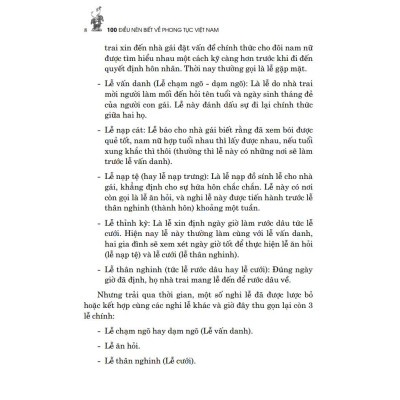 100 Điều Nên Biết Về Phong Tục Việt Nam