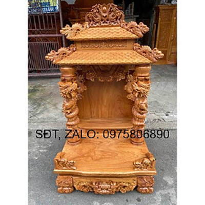 Bàn thờ thần tài ông địa 68 X 68 X 127CM, bàn thờ gỗ cao cấp , bàn thờ thần tài thổ địa