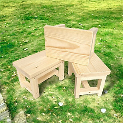 Ghế Đẩu Gỗ Vuông Nhỏ