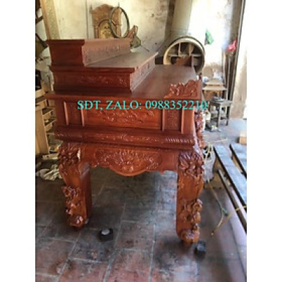 sập thờ gỗ mít 3 cấp chân 16cm