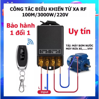 Công Tắc Điều Khiển Từ Xa 220V - 100M 30A: Loại Tốt, Công Suất Lớn, Xuyên Tường