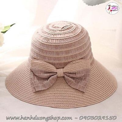 Nón đi biển vành rộng chống nắng, phối 2 màu thời trang phong cách xuân hè Châu Âu - Hạnh Dương