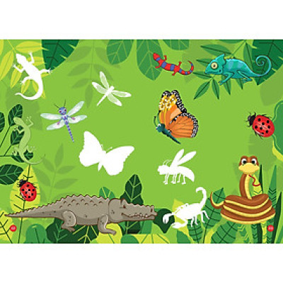 Sách - Sticker dán hình thông minh - Côn Trùng, Bò Sát, Lưỡng Cư (MK)