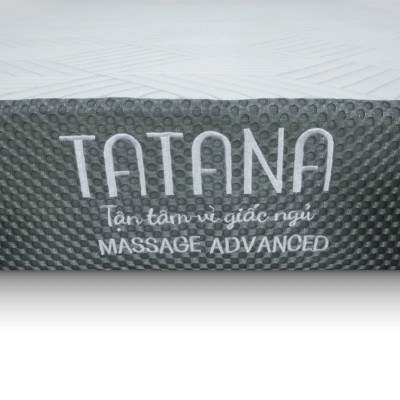 Nệm Foam TATANA Massage Advanced, Cấu Trúc Lượn Sóng Duy Trì Tư Thế Nằm, Nâng Đỡ Cơ Thề Hoàn Hảo - Bảo hành 10 năm.