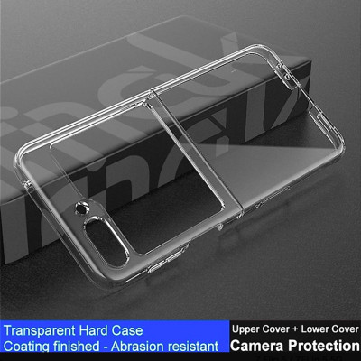 Ốp lưng trong suốt chống sốc cho Samsung Galaxy Z Flip 7 / Z Flip 5 / Z Flip 4 / Z Flip 6 hiệu Likgus Crystal - Bảo vệ toàn diện, chống sốc chống va đập - Hàng chính hãng