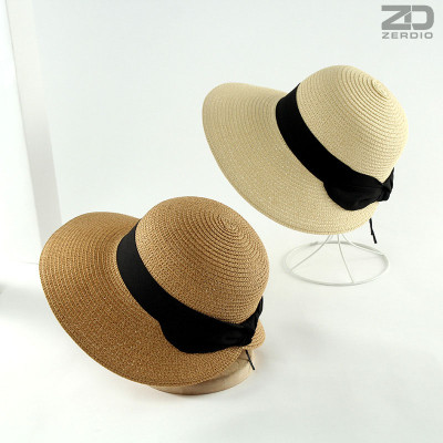Mũ Cói Đi Biển Nữ Chống Nắng, Nón Rơm Phong Cách Hàn Quốc MCDBN06