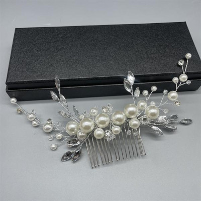 Ốp cài tóc hạt trai đính đá mẫu mới