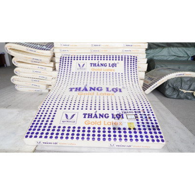 Nệm Cao Su Gold Latex Thắng Lợi - Hàng Chính Hãng- Bảo Hành 15 Năm Sụt Lún