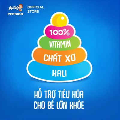 Thùng 10 Gói Trái cây nghiền vị táo, chuối, dâu tây và kiwi Agusha 90g/gói dành cho bé từ 8 tháng trở lên