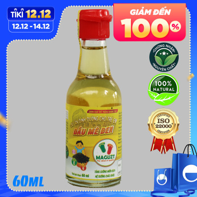 Dầu Mè Đen Ăn Dặm Maguzt Nguyên Chất