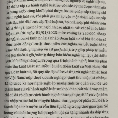 Luật Sư và Nghề Luật Sư Ở Việt Nam