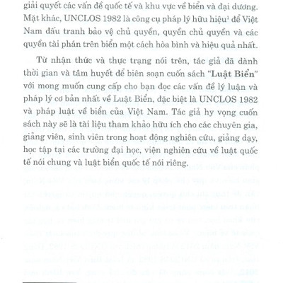 Luật Biển (Sách Chuyên Khảo)