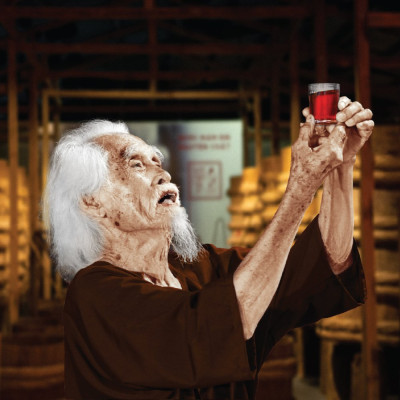 Nước mắm tôm biển Làng Chài Xưa 525ml/chai Hồng Ngọc Đại Dương 300 năm truyền thống