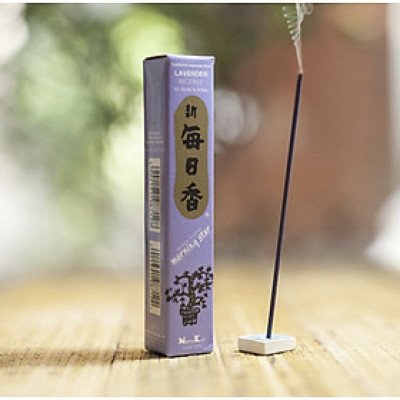 Trầm Hương Nhật Bản -Japanese Incense- Kayuragi/Morning Star hộp kèm chân đế