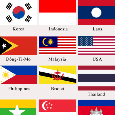 Cờ 70x100cm phi bóng