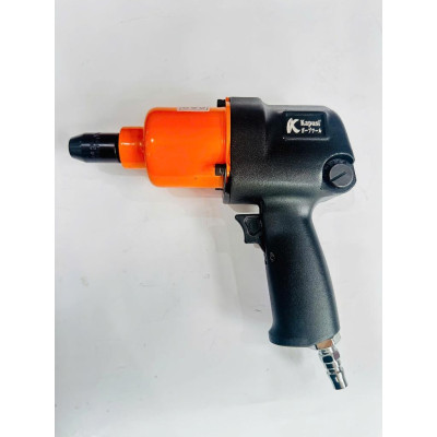Máy siết bulong 2 búa khí nén hệ 1/2 inch hộp kèm 10 đầu khẩu hãng KAPUSI TOOLS Nhật Bản, lực siết max 1000Nm