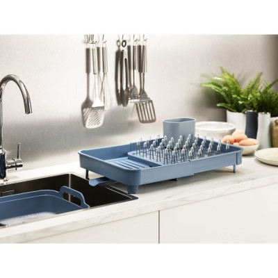 Kệ phơi tách chén Joseph Joseph 003123 - Extend Expandable Dish Drainer Editions Blue