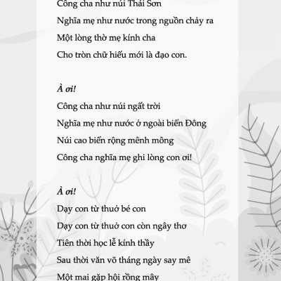 Hát Ru - Tập Hợp Những Câu Hát Thấm Đượm Tình Quê Hương
