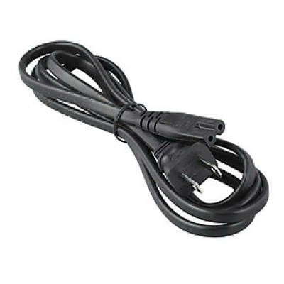 Dây nguồn 2 chân, cáp nguồn đầu chui số 8 dành cho đèn sạc, quạt sạc, loa kéo, máy in nhiệt... - Hàng nhập khẩu