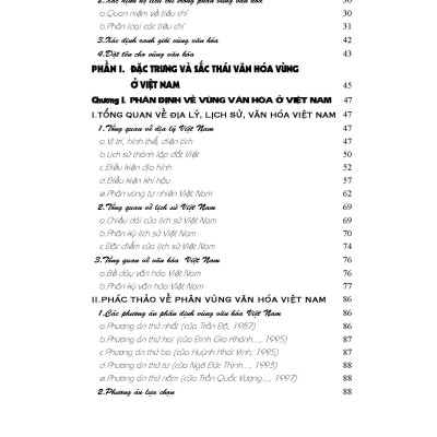 Đặc Trưng Và Sắc Thái Văn Hóa Vùng - Tiểu Vùng Ở Việt Nam