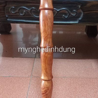 Gậy batong hỗ trợ đi lại dành cho người già bằng gỗ hương đá kt 90×10×3.2cm 