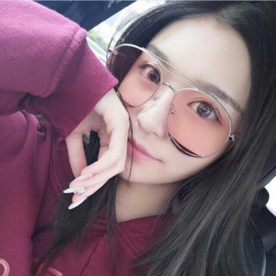 Kính xinh, Kính râm, Kính màu Mắt tròn nhỏ thời trang đi Ngày và đêm