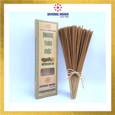 Nhang sạch Dương Minh hộp 180cây 30cm 100% thành phần tự nhiên hương nhang dịu nhẹ ít khói dùng thờ cúng thắp hương, thư giãn, thanh lọc không khí