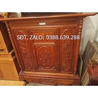 Tủ Thờ gỗ Gõ Đỏ 127cm giá 9tr500Zalo: 0388.639.288