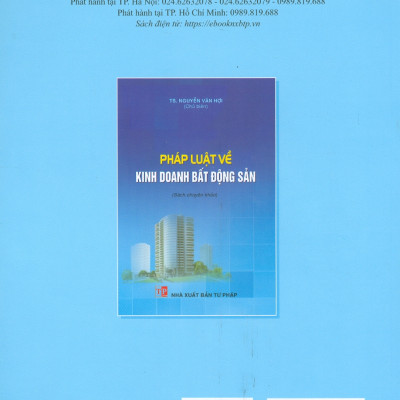Pháp luật về kinh doanh bất động sản (Sách chuyên khảo)