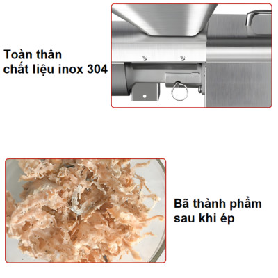 Máy ép dầu thực vật Nóng và Lạnh dùng trong gia đình hoặc nhà hàng thương hiệu Anh Quốc AOSIDA WF-J168 - Hàng Chính Hãng
