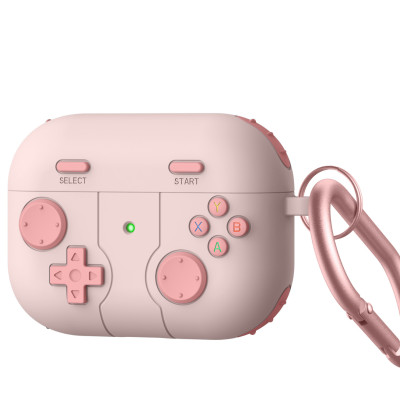 Case vỏ ốp bọc tai nghe dành cho Airpods 4, airpod Pro 2 silicon kèm móc kim loại - HÀNG CHÍNH HÃNG