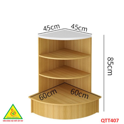 Bàn tính tiền siêu thị , Bàn thu ngân thiết kế tiện lợi QTT407 - Nội thất lắp ráp Viễn Đông Adv