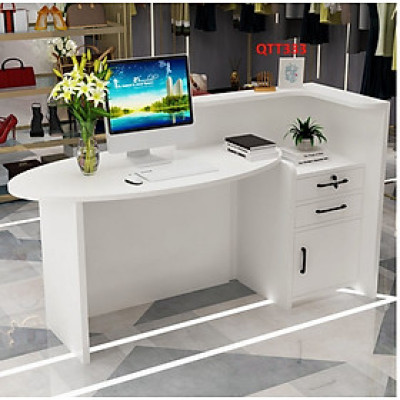 QUẦY LỄ TÂN, QUẦY TIẾP TÂN, QUẦY TÍNH TIỀN, QUẦY THU NGÂN QTT333 - NỘI THẤT LẮP RÁP VIỄN ĐÔNG ADV