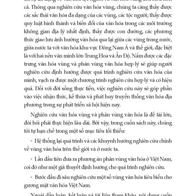 Văn Hóa Vùng Và Phân Vùng Văn Hóa Việt Nam (Tái bản 2025)